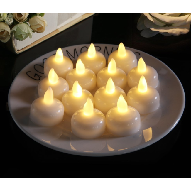 12Pcs LED Tea Lights Flameless Candles for Weeding Party Decor - Annizon Home Essentials