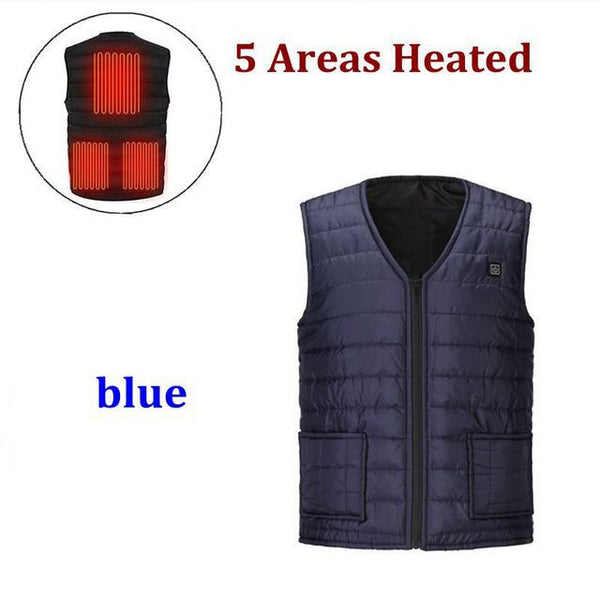 Cross-border for heating vest heating vest three temperature adjusting electric heating vest for men and women clothes spot