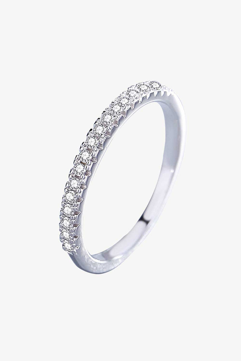 Glamorous Always Inlaid Cubic Zirconia Ring