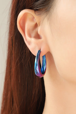 Multicolored Huggie Earrings