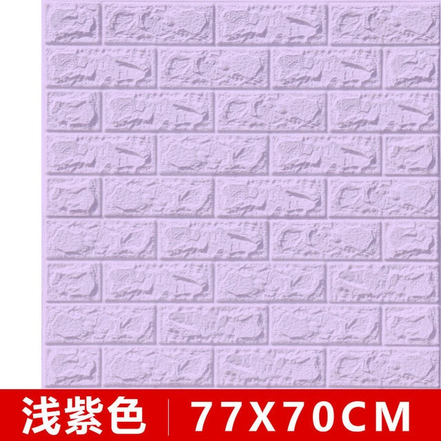 10pcs 3D Brick Wall Sticker