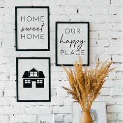 Happy Home Wall Art Collection freeshipping - Annizon Home Essentials