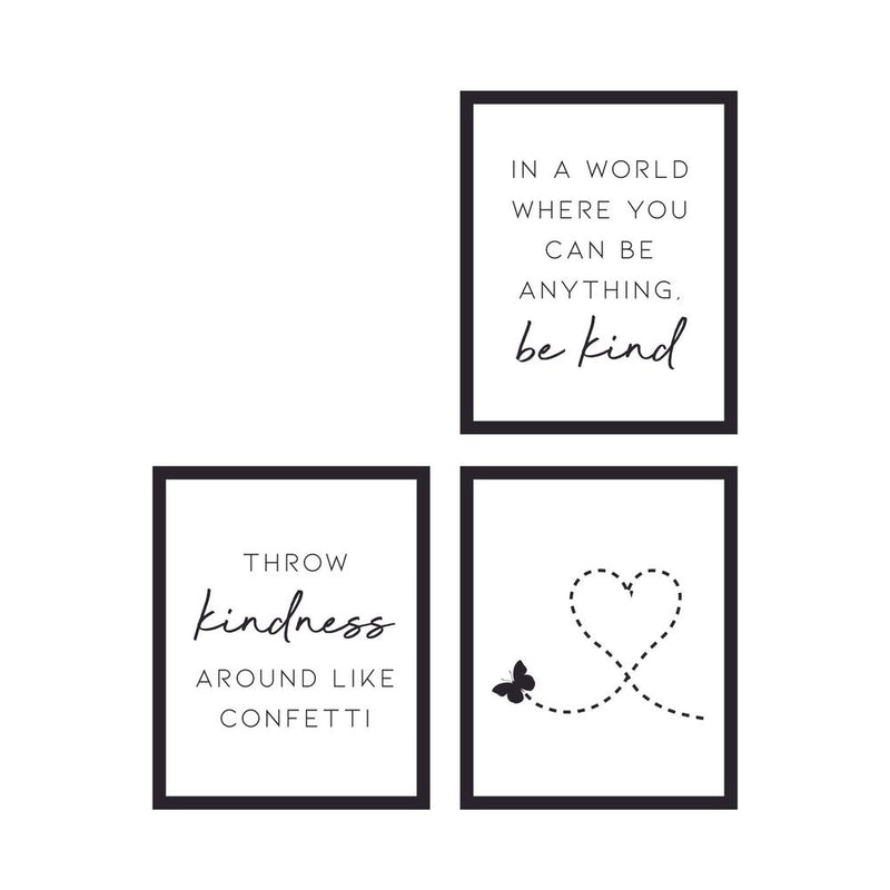 Be Kind Wall Art Collection freeshipping - Annizon Home Essentials