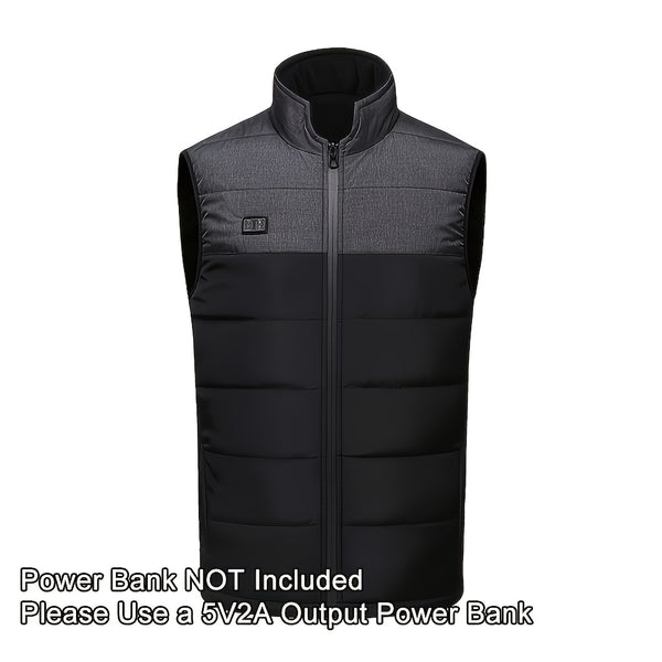 Lightweight Heating Vest With 3 Heating Level, Warming Coat With Heating Pad For Men Women Without Battery,Not Suitable For People With Pacemakers(Please Choose 2-3 Sizes Larger)