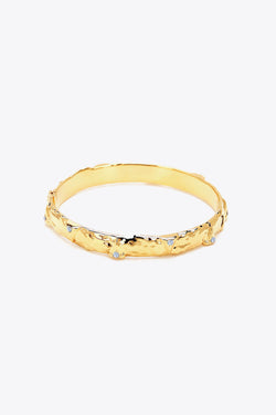 18K Gold Plated Rhinestone Bracelet