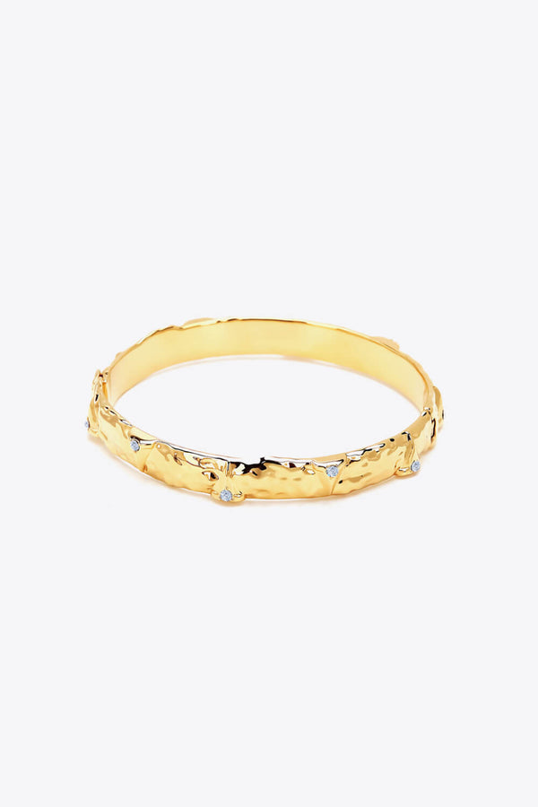 18K Gold Plated Rhinestone Bracelet