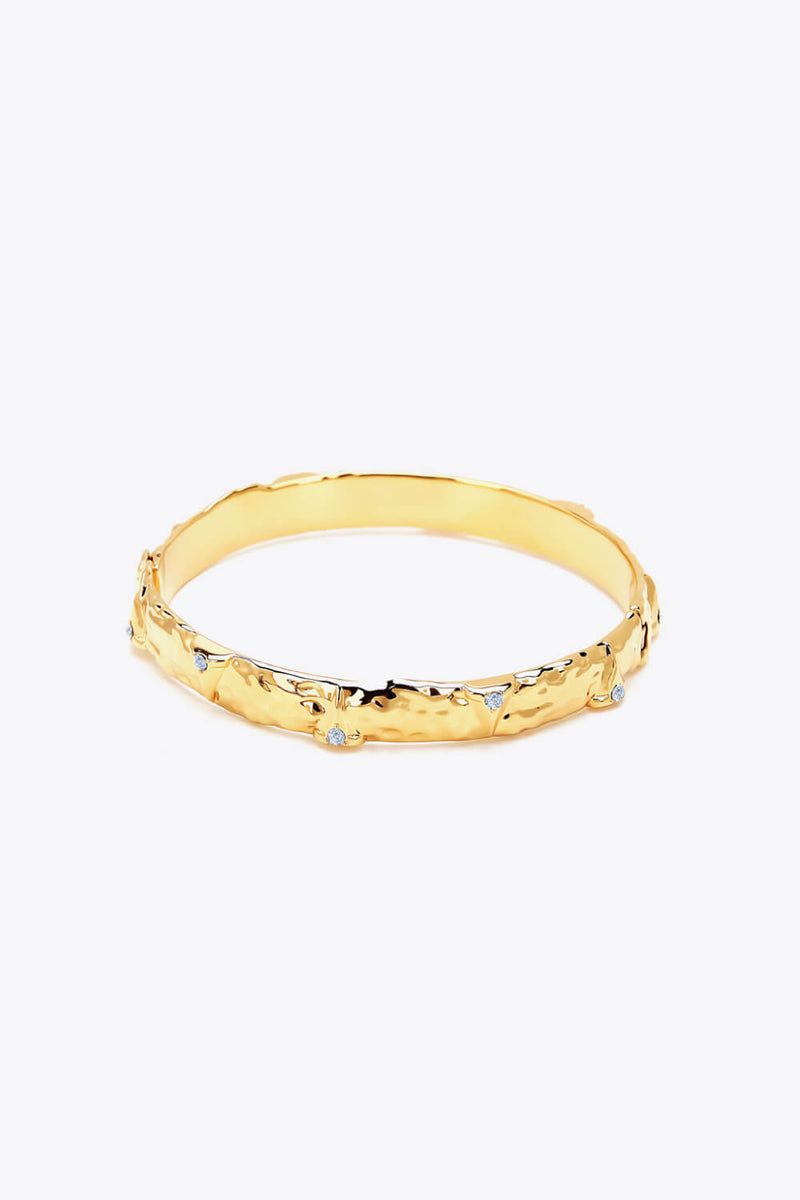 18K Gold Plated Rhinestone Bracelet