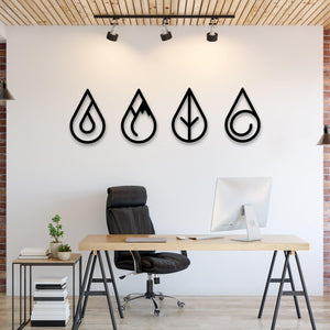 Four Elements - Singa - Wall Art