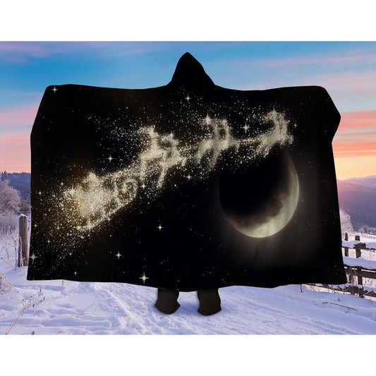 Starry Sleigh Hooded Blanket - Annizon Home Essentials
