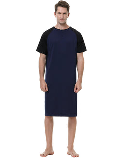 Men's Loose Knitted Home Nightdress