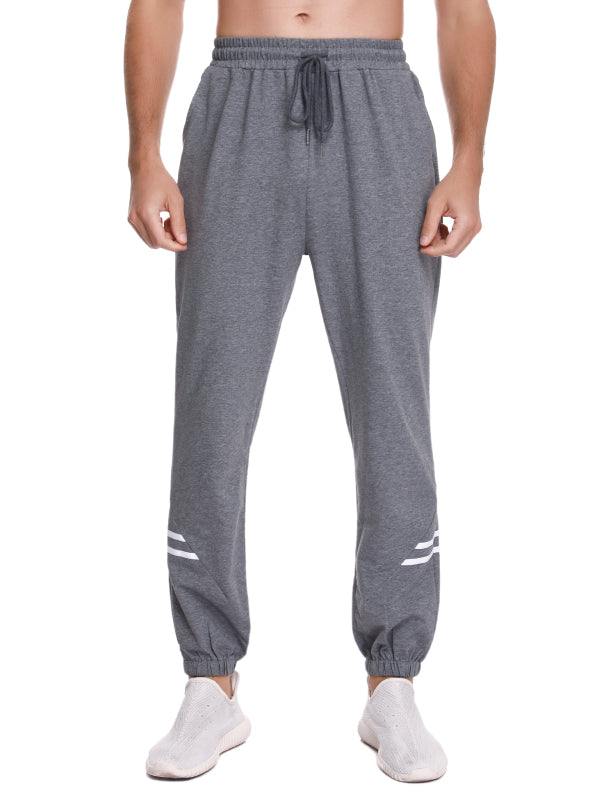 Men'S Jogging Pants Drawstring Sweatpants Bottoms Fitness Running Sweatpants