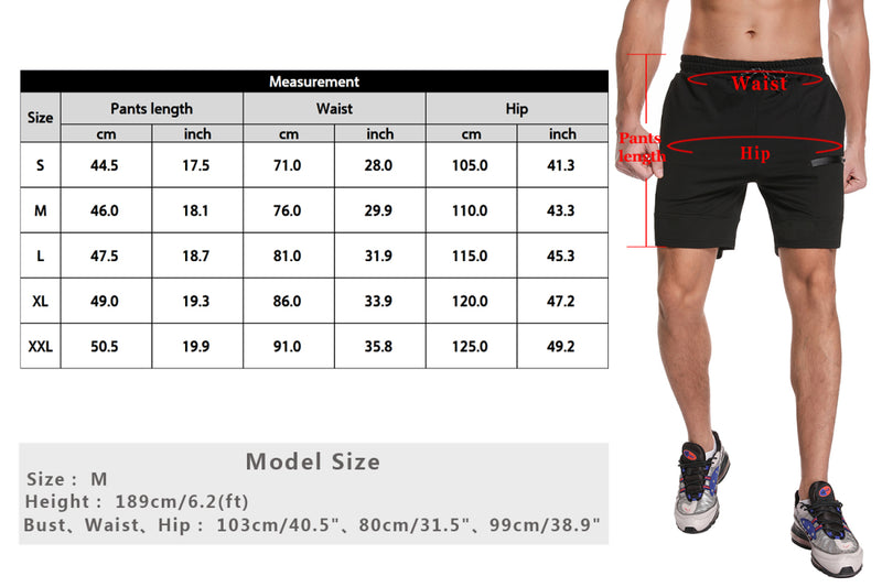 Mens Athletic Shorts With Pockets Quick Drying Activewear For Gym Workout