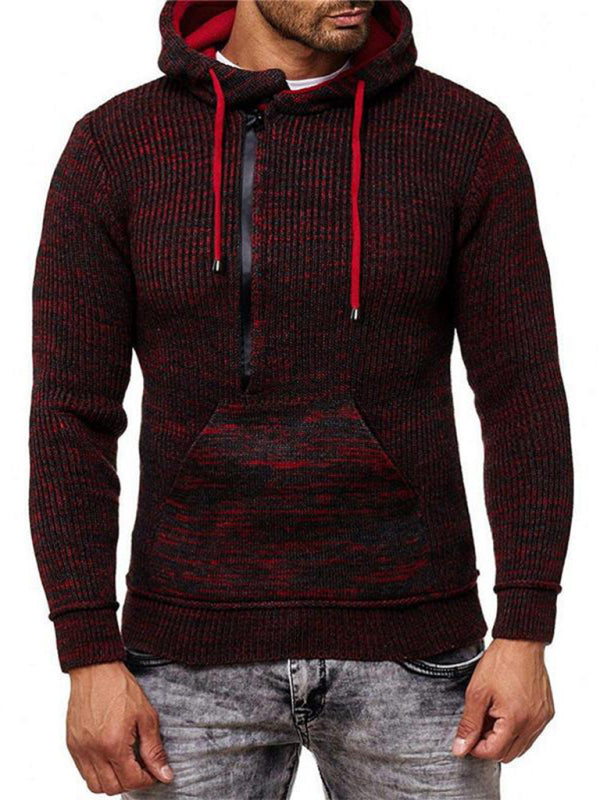 Men'S Casual Long-Sleeved Hooded Jersey