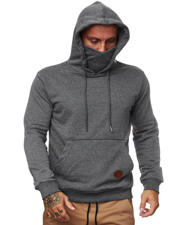 Men's Sweatshirt Hoodie Long Sleeve T-Shirt Call of Duty Sweatshirt Face Mask