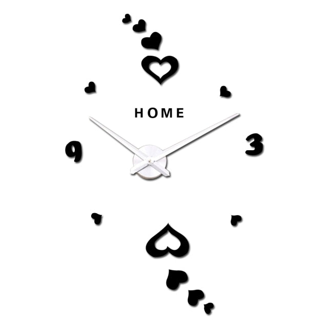Love Hearts Digital Wall Clock - Annizon Home Essentials