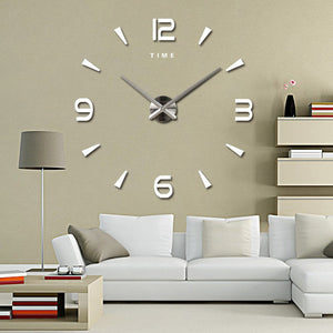 Large Wall Clock Quartz 3D