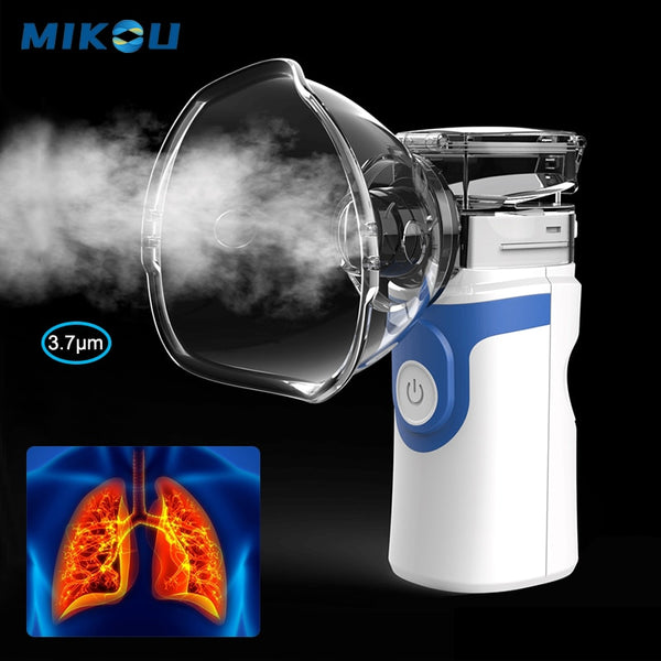 Portable ultrasonic nebulizer inhaler