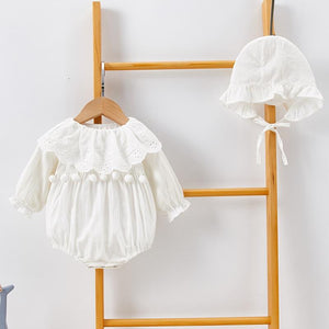 Baby Girl Rompers And Hat Baby Girl Long Sleeves Rompers 2020 Spring A