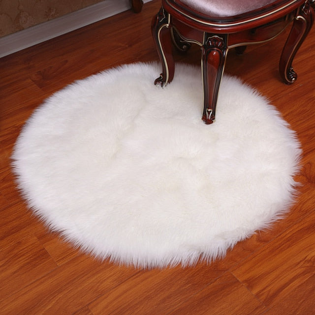 Round Rugs Faux