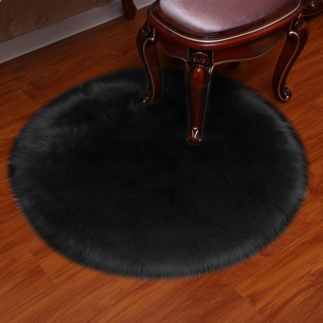 Round Rugs Faux