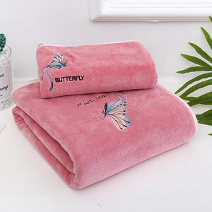 16 Colors Coral Fleece Towel Sets
