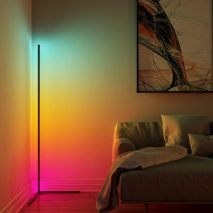 Minimalist RGB LED Floor Lamp