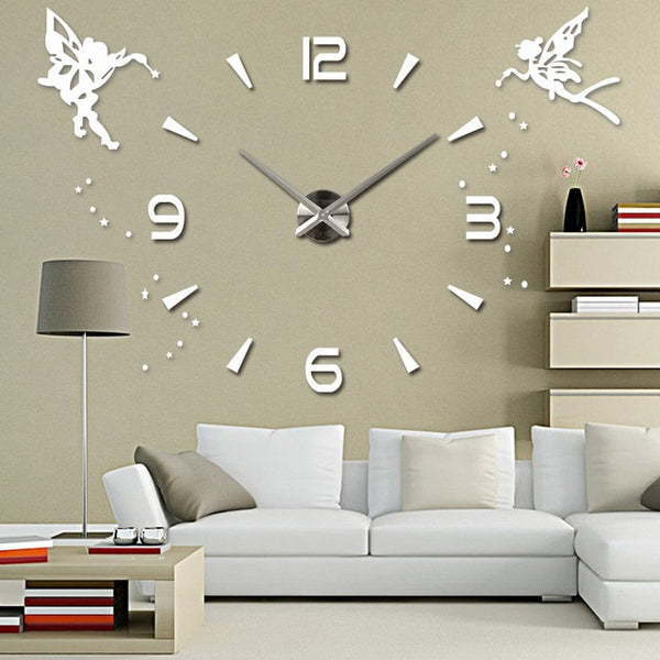 Large Wall Clock Quartz 3D - Annizon Home Essentials