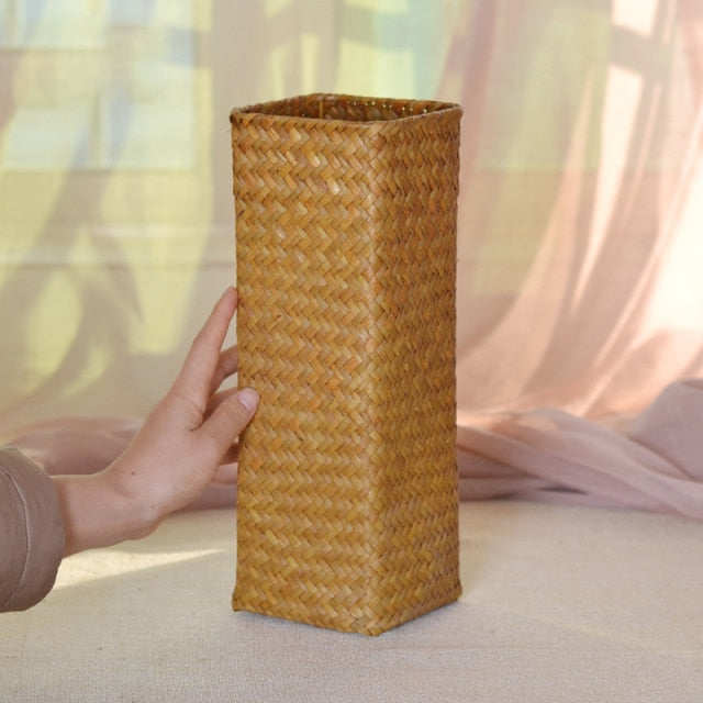 Bamboo Woven hand knitting - Annizon Home Essentials