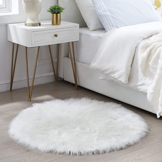 Round Rugs Faux