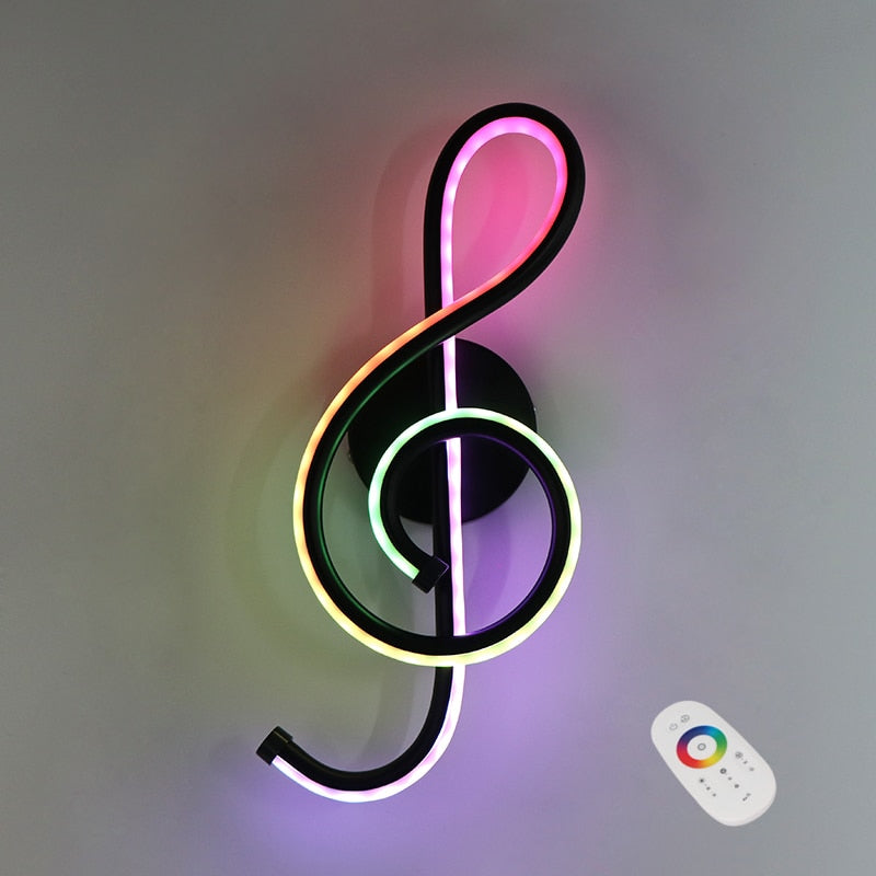 RGB Music Clef Shape Light - Annizon Home Essentials