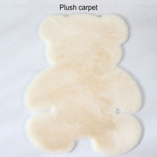 Fluffy Cartoon Bear Shaped Carpet