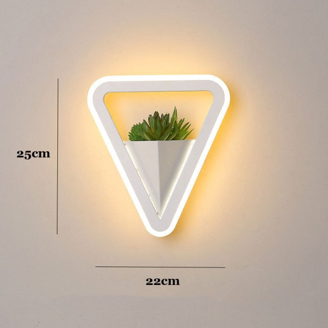 Art plant wall light - Annizon Home Essentials