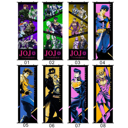 Action Anime Fabric Poster Painting