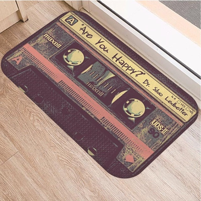 Music Tape Carpet Anti-Slip Entrance Door Mat