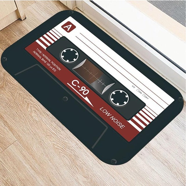 Music Tape Carpet Anti-Slip Entrance Door Mat