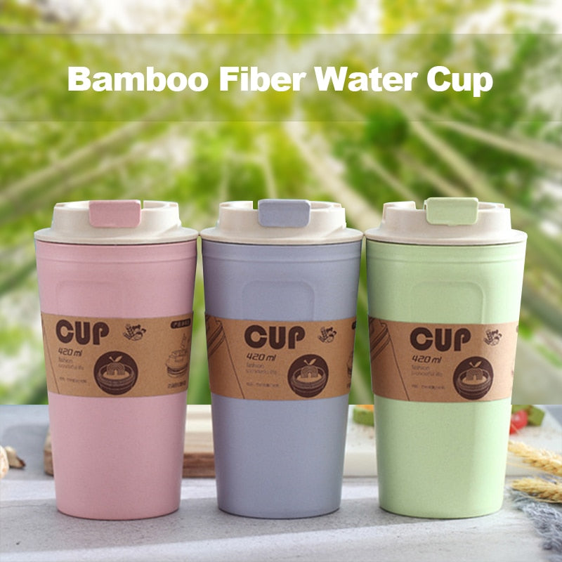 Reusable Bamboo Fiber Coffee Cups