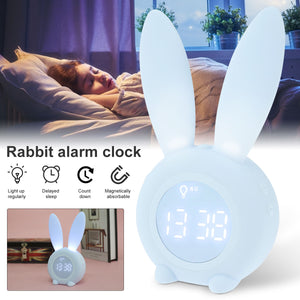Rabbit LED Digital Alarm Clock