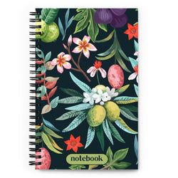 Colorful Floral Spiral notebook